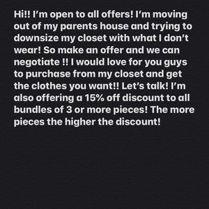All prices are negotiable !!